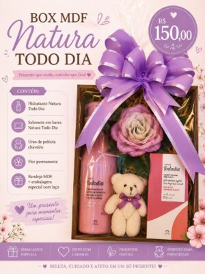 Box MDF Natura Todo Dia